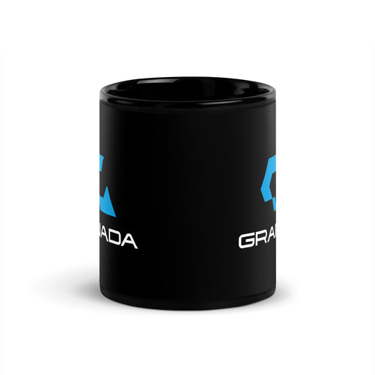 Granada Black Glossy Mug