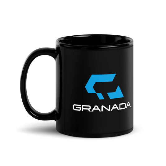 Granada Black Glossy Mug